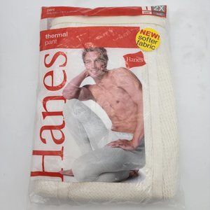 Hanes Thermal Pant (Long Underwear) Waffle style NIP 2X